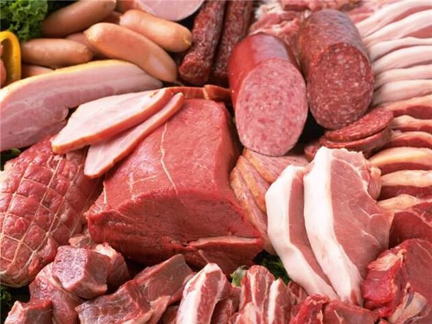 Produits de viande pour la puissance